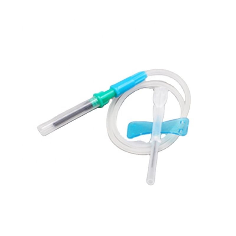 Real TUV certified CE Disposable Medical with safety butterfly blood collection needle