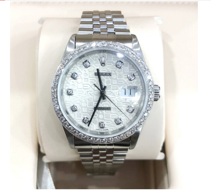"Second-hand 95 new" Rolex journal//oyster perpetual series men's watch automatic machinery men's second-hand watch luxury watch diameter 36mm [diameter 36mm】16234 scale original diamond-encrusted out
